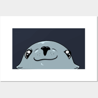 Peeking Sea Lion Pup Posters and Art